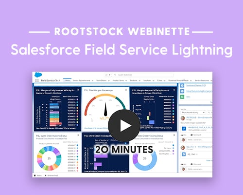 Rootstock and Salesforce Field Service Lightning