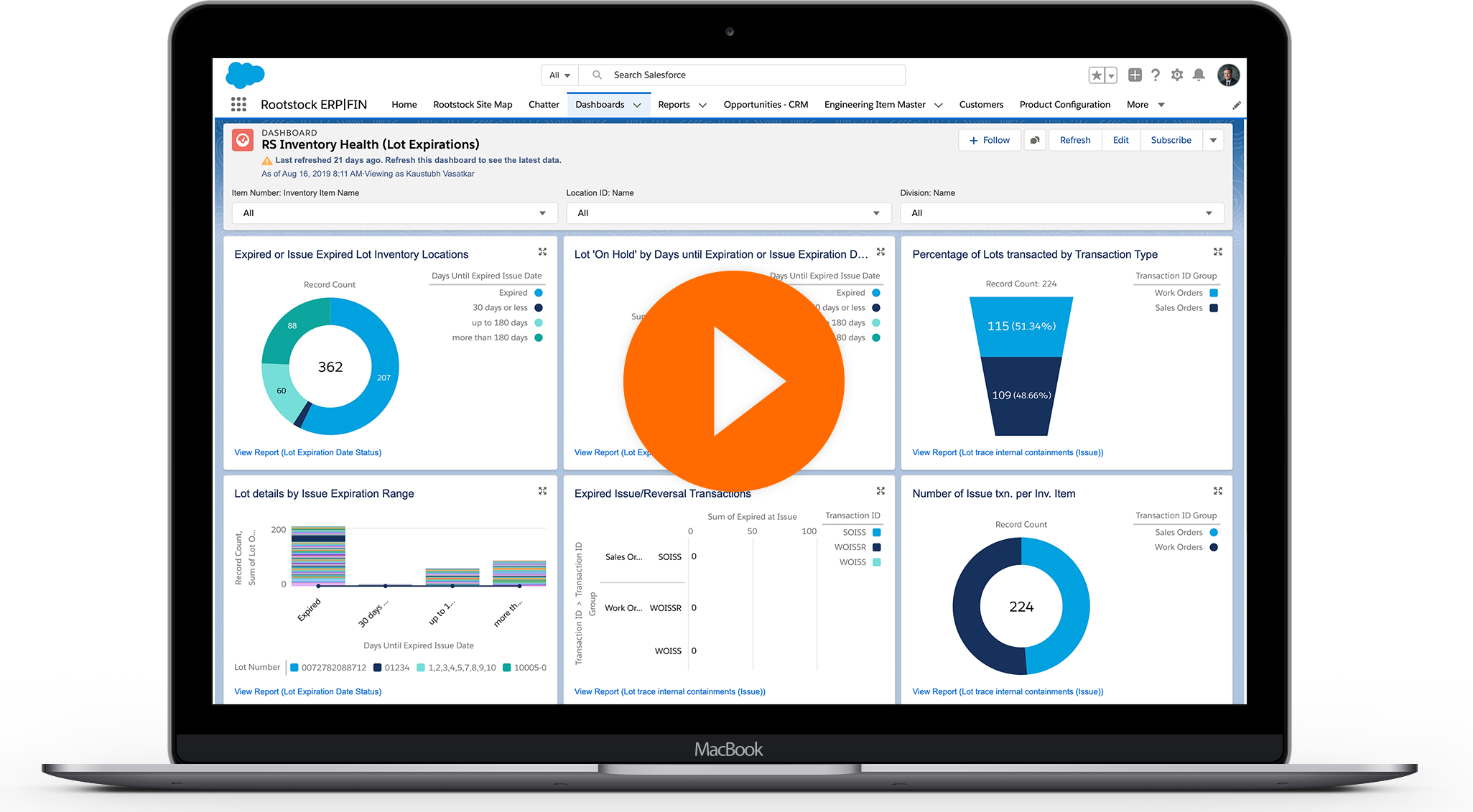 Salesforce Inventory Software